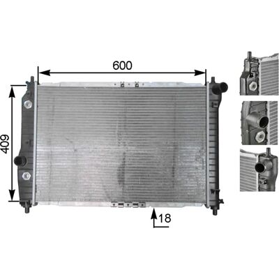 MAHLE BEHR Ψυγείο - Κινητήρας MAHLE BEHR Ψυγείο - Κινητήρας