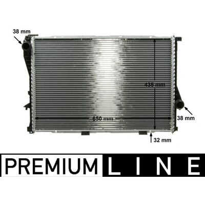 MAHLE CR 295 000P Jäähdytin - BMW E39, E38, Z8, Premium Line MAHLE CR 295 000P Jäähdytin - BMW E39, E38, Z8, Premium Line