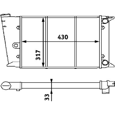 MAHLE CR 420 000P Motor Kühler - Kühlung, VW Golf 1 MAHLE CR 420 000P Motor Kühler - Kühlung, VW Golf 1