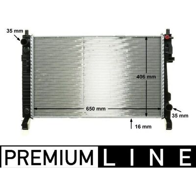 MAHLE CR 661 000P - Radiator pentru Mercedes-Benz MAHLE CR 661 000P - Radiator pentru Mercedes-Benz