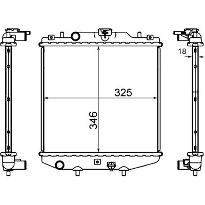 MAHLE BEHR Ψυγείο - Motorkühlung MAHLE BEHR Ψυγείο - Motorkühlung