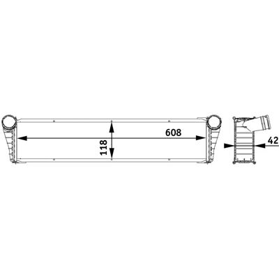 MAHLE ORIGINAL CR 778 000S - Ψυγείο κινητήρα με αξεσουάρ MAHLE ORIGINAL CR 778 000S - Ψυγείο κινητήρα με αξεσουάρ