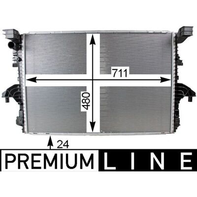 MAHLE CR 805 000P Säiliö - Moottorin jäähdytys MAHLE CR 805 000P Säiliö - Moottorin jäähdytys
