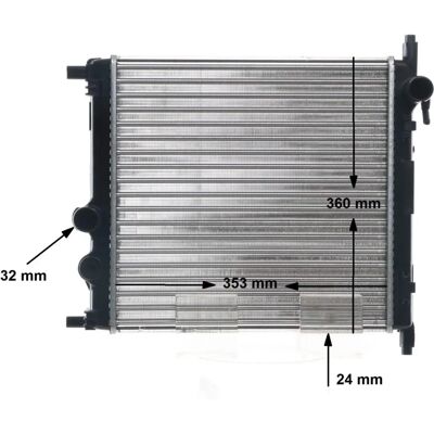 MAHLE ORIGINAL CR 831 001S Ψυγείο κινητήρα - Ψυγείο MAHLE ORIGINAL CR 831 001S Ψυγείο κινητήρα - Ψυγείο