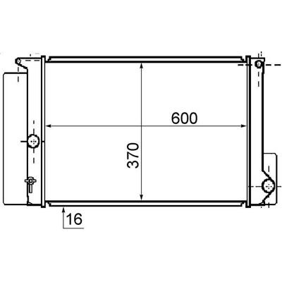 Mahle CR 1078 000S Ψυγείο κινητήρα - Ψυγείο Mahle CR 1078 000S Ψυγείο κινητήρα - Ψυγείο