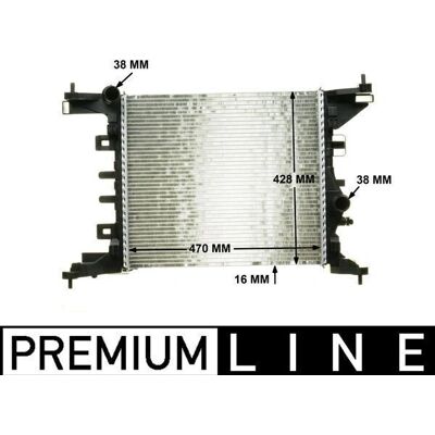 MAHLE - CR1187000P - Meriva B - Opel - Ψυκτήρας MAHLE - CR1187000P - Meriva B - Opel - Ψυκτήρας