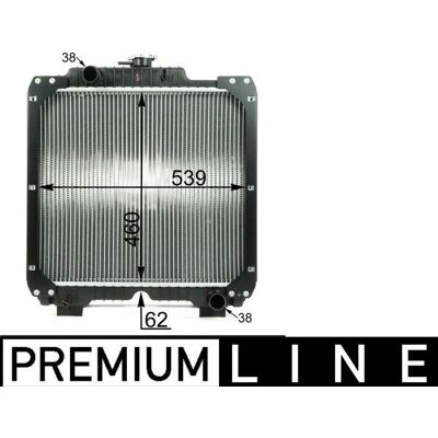 MAHLE ORIGINAL CR 1936 000P Radiator - Cooling System MAHLE ORIGINAL CR 1936 000P Radiator - Cooling System
