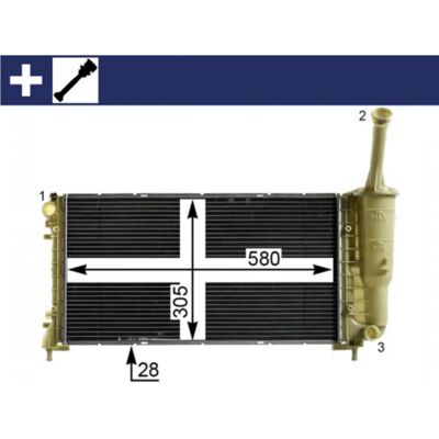 Motorkylare MAHLE CR 2010 000S - Kylning Motorkylare MAHLE CR 2010 000S - Kylning