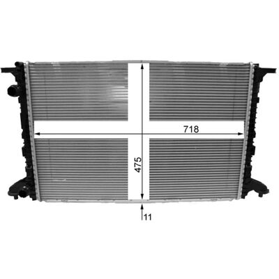 MAHLE CR 2177 000P - Køler - Original til Audi, VW, Cupra MAHLE CR 2177 000P - Køler - Original til Audi, VW, Cupra