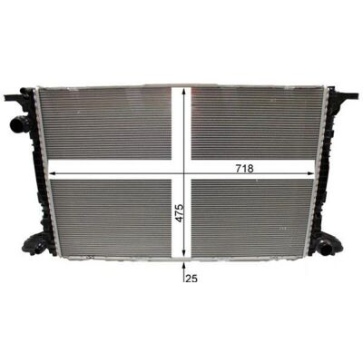 MAHLE Original CR 2180 000P Radiator - Motor kjøling for Audi A4 B9 MAHLE Original CR 2180 000P Radiator - Motor kjøling for Audi A4 B9