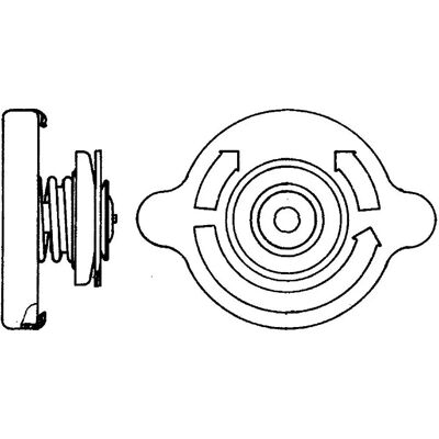 LEP Mâle CRB 17 000P Capuchon de radiateur - Radiator Cap LEP Mâle CRB 17 000P Capuchon de radiateur - Radiator Cap