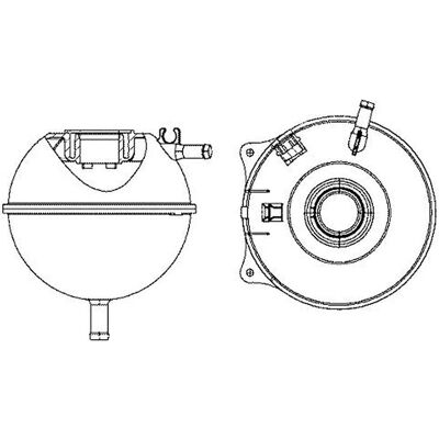 Mahle Recipient de răcire T4 - Compatibil cu VW T4 Mahle Recipient de răcire T4 - Compatibil cu VW T4