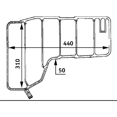 MAHLE CRT 38 000S ekspansionsbeholder med låg - Kølesystem MAHLE CRT 38 000S ekspansionsbeholder med låg - Kølesystem