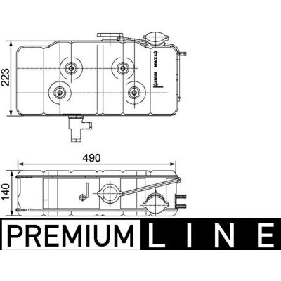 MAHLE CRT 39 000P Δεξαμενή επέκτασης - Σύστημα ψύξης MAHLE CRT 39 000P Δεξαμενή επέκτασης - Σύστημα ψύξης