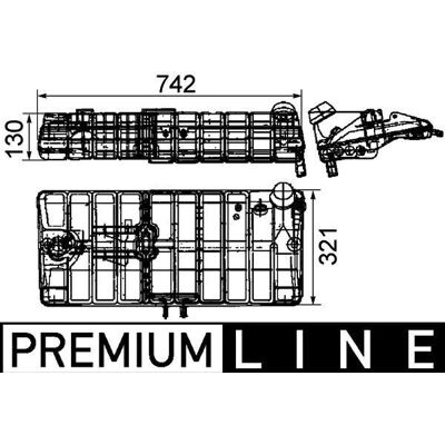 MAHLE BEHR - 4057635115292 - 742x321x130 - Ekspansionsbeholder MAHLE BEHR - 4057635115292 - 742x321x130 - Ekspansionsbeholder
