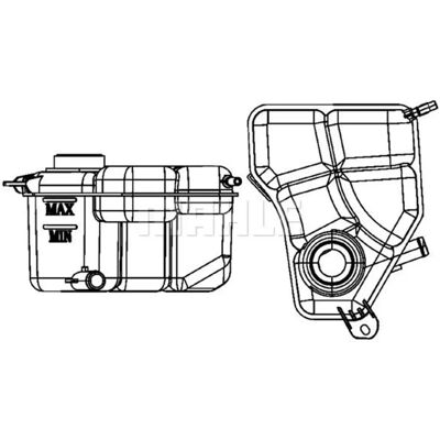 Mahle CRT 133 000S Udvidelsesbeholder - Ford Fiesta Fusion Mahle CRT 133 000S Udvidelsesbeholder - Ford Fiesta Fusion