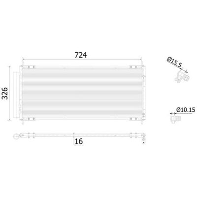 MAHLE MAHLE ORIGINAL AC 904 000S - Κάδρος κλιματισμού MAHLE MAHLE ORIGINAL AC 904 000S - Κάδρος κλιματισμού