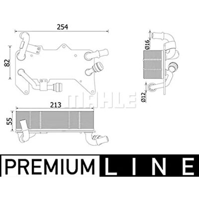 Mahle A6 A7 A8 Automatisk Transmission Oliekøler - Automatisk Transmission Oliekøler Mahle A6 A7 A8 Automatisk Transmission Oliekøler - Automatisk Transmission Oliekøler