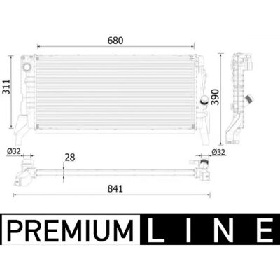 Mahle BMW X1 X2 Mini Ψυγείο - Αποτελεσματική Ψύξη Mahle BMW X1 X2 Mini Ψυγείο - Αποτελεσματική Ψύξη