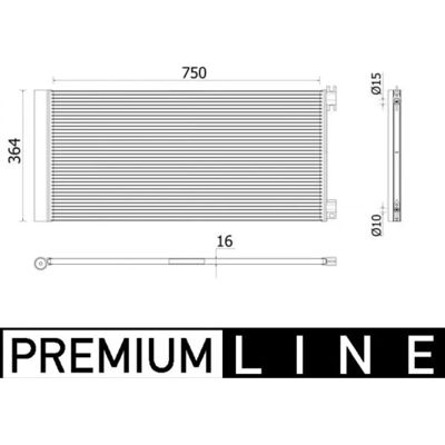 MAHLE ORIGINAL AC 945 000P - Κλιματιστικός συμπυκνωτής για Renault, Opel, Fiat, Vauxhall MAHLE ORIGINAL AC 945 000P - Κλιματιστικός συμπυκνωτής για Renault, Opel, Fiat, Vauxhall