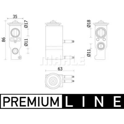 Mahle C3 C4 Ilmastointiluukku Mahle C3 C4 Ilmastointiluukku