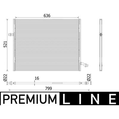 Mahle Niedertemperaturkühler für Mercedes-Benz S-Klasse Mahle Niedertemperaturkühler für Mercedes-Benz S-Klasse