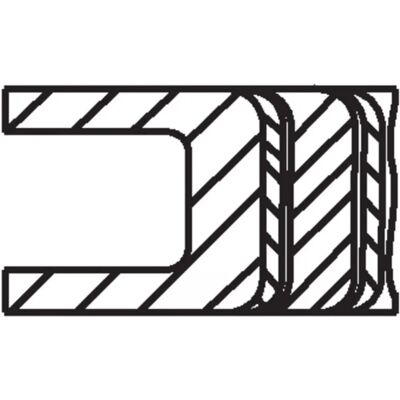 MAHLE ORIGINAL - 021 RS 00119 0N2 - 80,50 - Pistonringer sett MAHLE ORIGINAL - 021 RS 00119 0N2 - 80,50 - Pistonringer sett