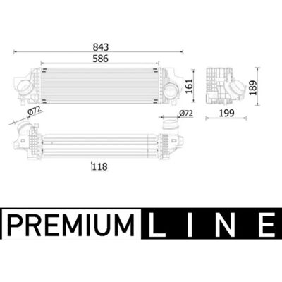 MAHLE CI 610 000P Διασταλόμενος - Αλουμινένιος Ψυγείο MAHLE CI 610 000P Διασταλόμενος - Αλουμινένιος Ψυγείο