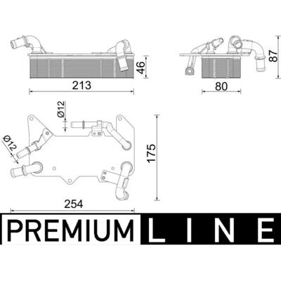 Mahle Ölkühler - Automatikgetriebe - Audi A6 A7 A8 Q5 Mahle Ölkühler - Automatikgetriebe - Audi A6 A7 A8 Q5