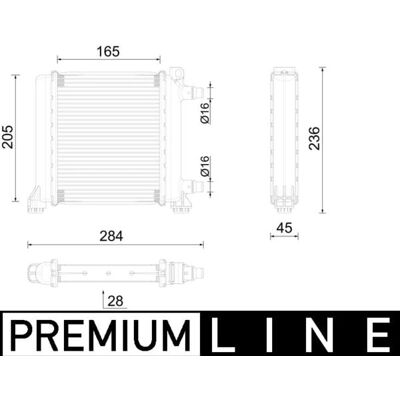 Αλουμινένιο ψυγείο MAHLE CR 2596 000P - Σύστημα ψύξης Αλουμινένιο ψυγείο MAHLE CR 2596 000P - Σύστημα ψύξης