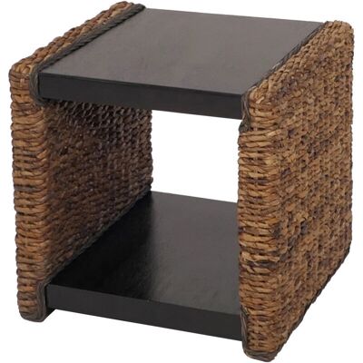 HHG Comodino Lucca - Rattan naturale - Capacità 20kg HHG Comodino Lucca - Rattan naturale - Capacità 20kg