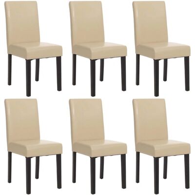 Set di Sedie da Pranzo Littau Crema - Moderno e Confortevole Set di Sedie da Pranzo Littau Crema - Moderno e Confortevole