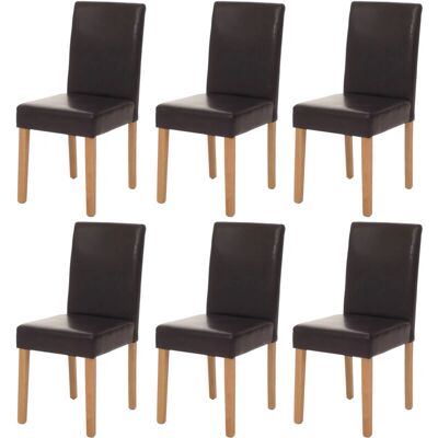HHG Littau Sedia da pranzo marrone - Sedia da pranzo HHG Littau Sedia da pranzo marrone - Sedia da pranzo