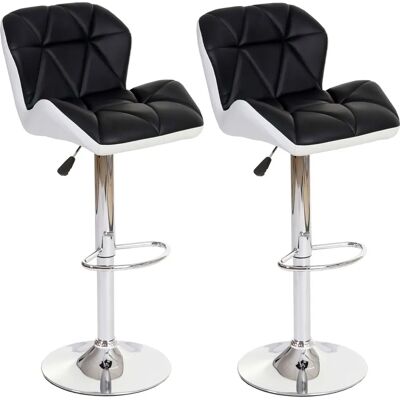 MENDLER Tabouret de Bar Réglable en Eco-cuir - Type Bar - Publicité MENDLER Tabouret de Bar Réglable en Eco-cuir - Type Bar - Publicité