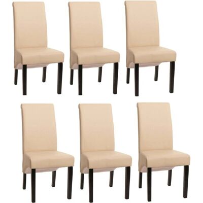 HHG Modello M37 Sedie da Pranzo Beige - Comode & Eleganti HHG Modello M37 Sedie da Pranzo Beige - Comode & Eleganti