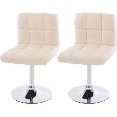 Sedia da pranzo girevole beige Kavala HHG - Sedia da pranzo Sedia da pranzo girevole beige Kavala HHG - Sedia da pranzo