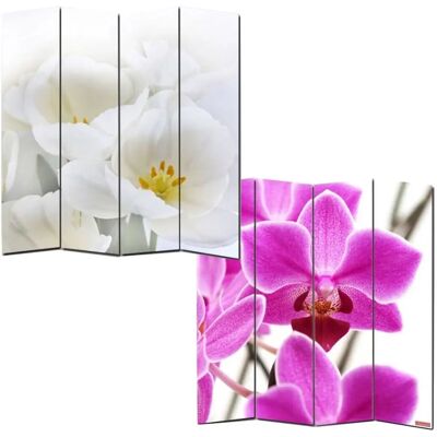 HHG - M68 - Orquídea - Multicolor - Biombo HHG - M68 - Orquídea - Multicolor - Biombo