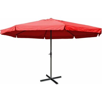 HHG Meran Pro - Ombrellone resistente al vento 5m in poliestere HHG Meran Pro - Ombrellone resistente al vento 5m in poliestere