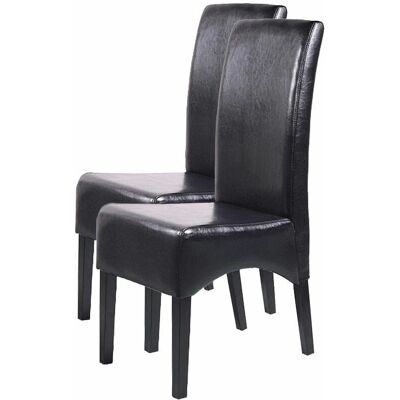 HHG - Sillas de comedor de cuero - 150 kg Max HHG - Sillas de comedor de cuero - 150 kg Max