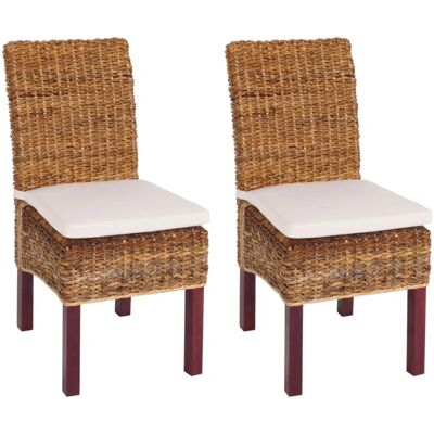 HHG - M69 - BALI - Banana leaf rattan - Silla de comedor HHG - M69 - BALI - Banana leaf rattan - Silla de comedor