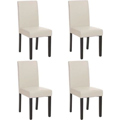 HHG Littau Sedia da pranzo moderna bianca HHG Littau Sedia da pranzo moderna bianca