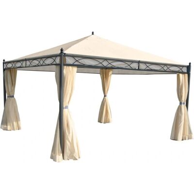 HEGELE - Cadice - Avorio - 4x4m - Gazebo HEGELE - Cadice - Avorio - 4x4m - Gazebo