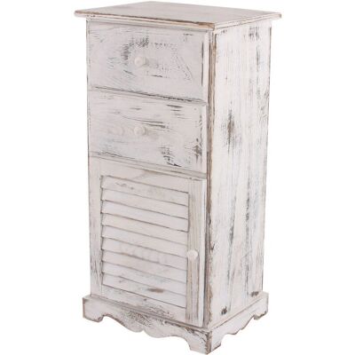 HHG Comò Vintage Shabby Bianco - Mobili di Stoccaggio HHG Comò Vintage Shabby Bianco - Mobili di Stoccaggio
