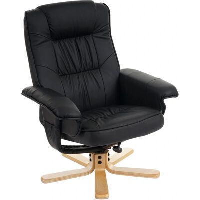 Sillón reclinable HHG M56 negro Sillón reclinable HHG M56 negro