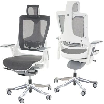 Chaise de Bureau MENDLER Réglable Ergonomique Malha Blanche Noire Grise - Mobilier de Bureau - Publicité Chaise de Bureau MENDLER Réglable Ergonomique Malha Blanche Noire Grise - Mobilier de Bureau - Publicité