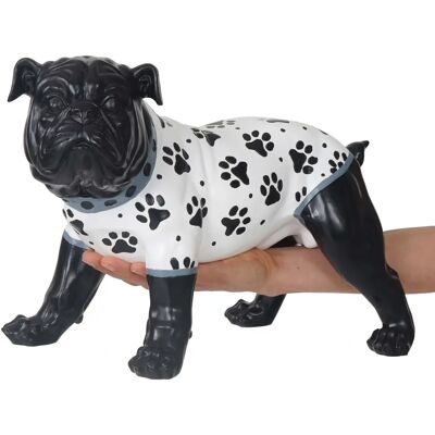 Figurine Bulldog Mendler - Décoration en Polyresine Peinte à la Main - Intérieur/Extérieur - Publicité Figurine Bulldog Mendler - Décoration en Polyresine Peinte à la Main - Intérieur/Extérieur - Publicité