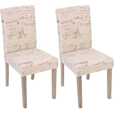 HHG - Littau - crema - rovere - Sedie da pranzo HHG - Littau - crema - rovere - Sedie da pranzo