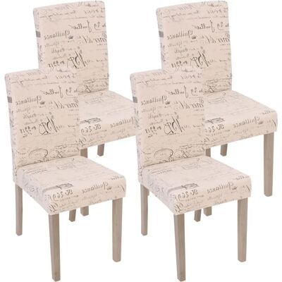 MCW Littau Crème Esszimmerstühle - 4er-Set MCW Littau Crème Esszimmerstühle - 4er-Set