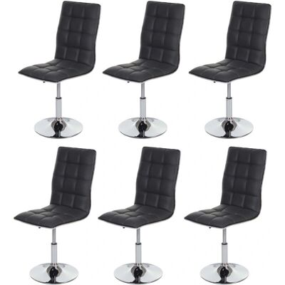 Sedia Girevole Regolabile HHG Modello 834 - Sedia da Pranzo Sedia Girevole Regolabile HHG Modello 834 - Sedia da Pranzo