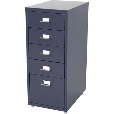 HEGELE Boston T851 - gris oscuro - 5 cajones - armario HEGELE Boston T851 - gris oscuro - 5 cajones - armario